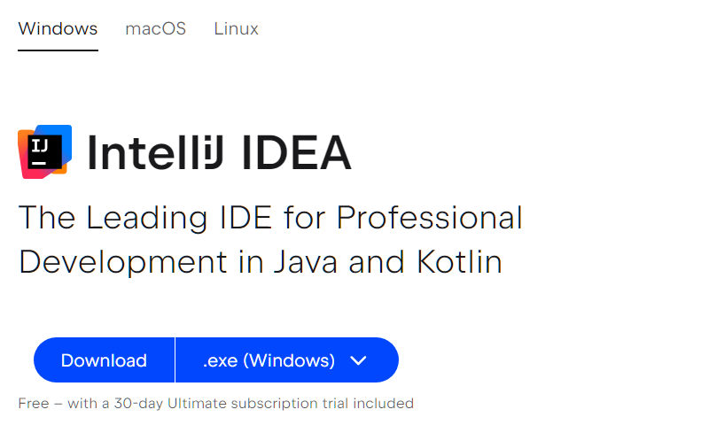 IntelliJ IDEA Download Prompt
